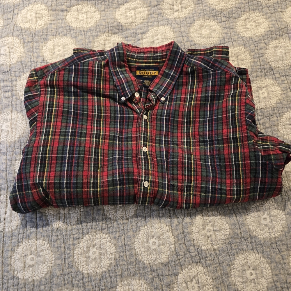 Rugby Ralph Lauren Plaid Shirt XL